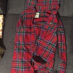 Hollister plaid shirt